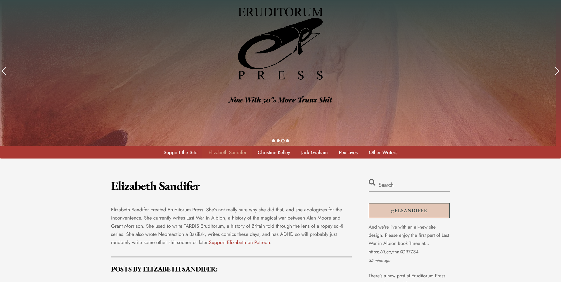 Screenshot of eruditorumpress.com